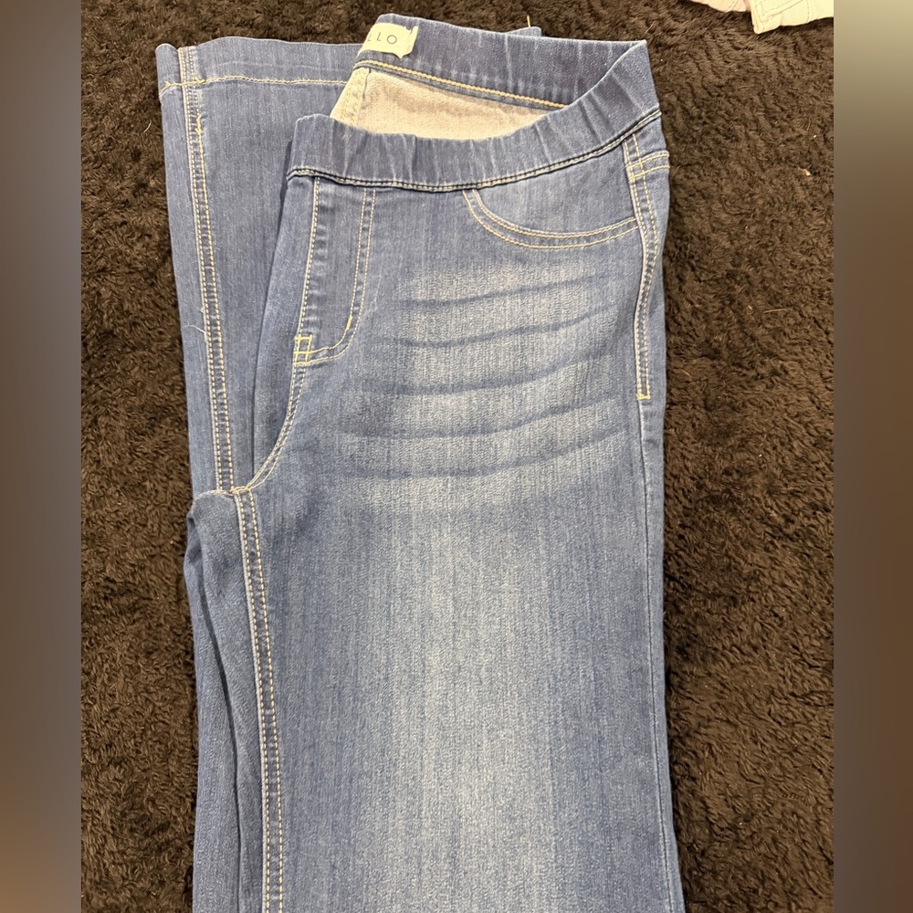 Cello pull on bootcut jeans L